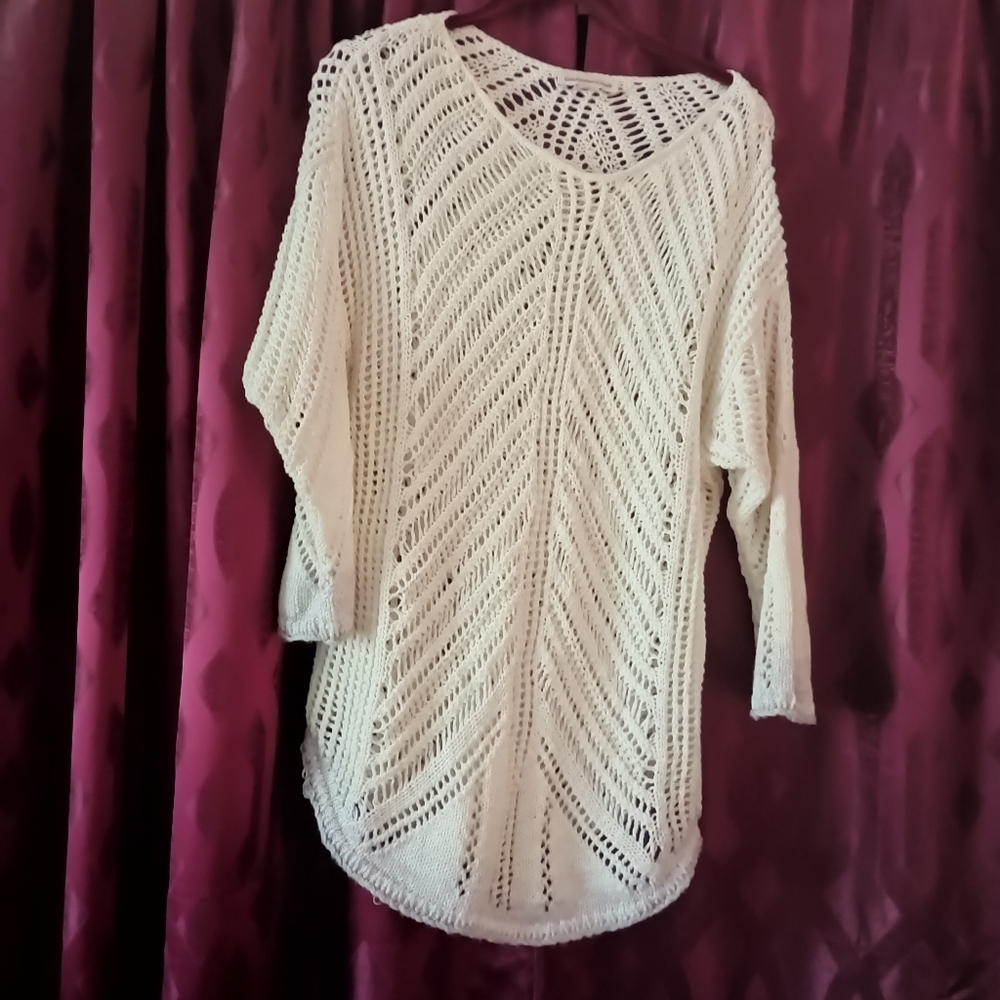 Chic Cream Knit Sweater